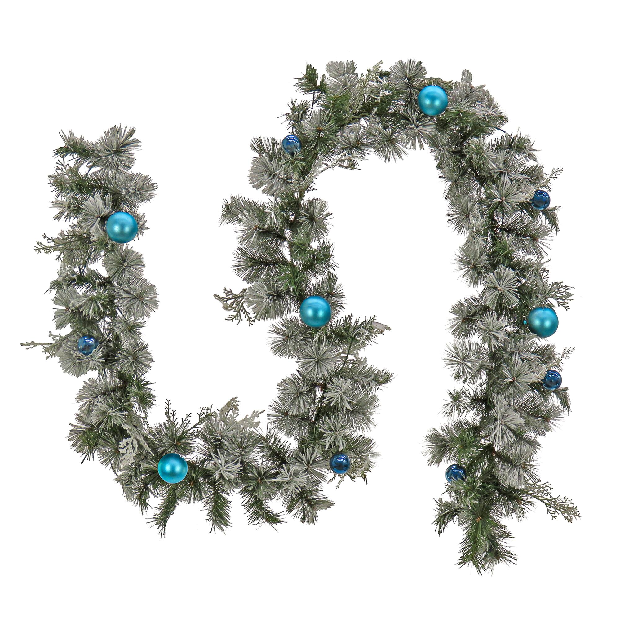 9ft. Tinkham Pine Garland With LED Lights